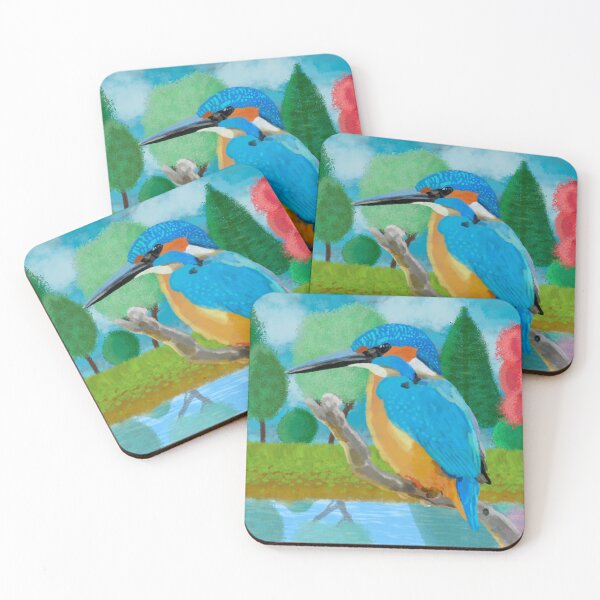 Item preview, Kingfisher bird designed and sold by CocoCat38.