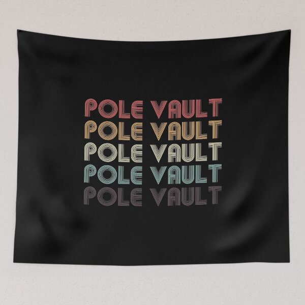 Item preview, Pole Vault Vaulting Jumping High Jump Athletics Vintage Retro designed and sold by TastefulTees.