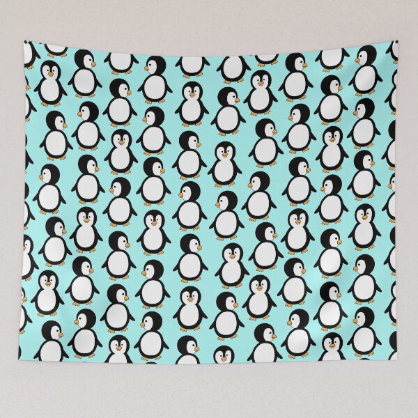 Item preview, cute penguins pattern designed and sold by gabrielpastor.