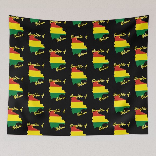 Item preview, Daughter of Bolivia Map Flag designed and sold by NovawayDirect.