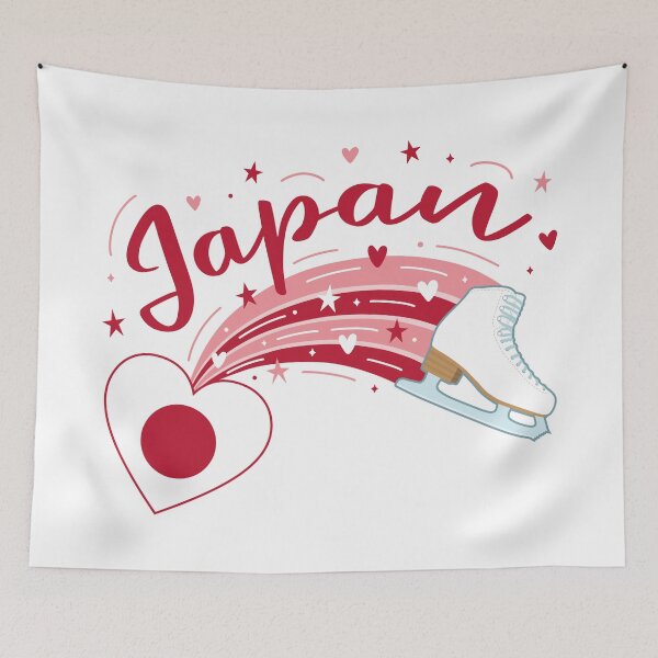 Item preview, Figure Skating Japan (White Background) designed and sold by TripleTriple.