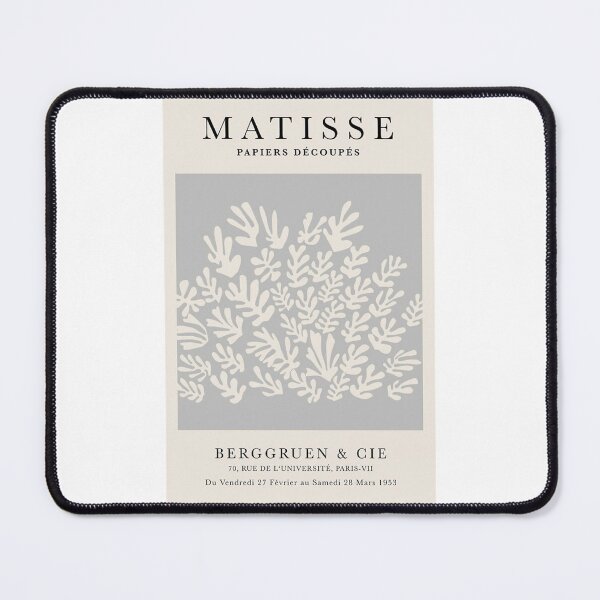 Item preview, Henri Matisse Flower Paper Decoupes Art Gray back Matisse Cutout_s designed and sold by ArtisticaPrintT.