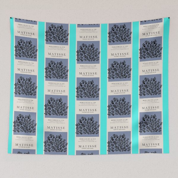Item preview, Henri Matisse Flower. Paper Decoupes Art Blue, Matisse Cutout_s2     designed and sold by ArtisticaPrintT.