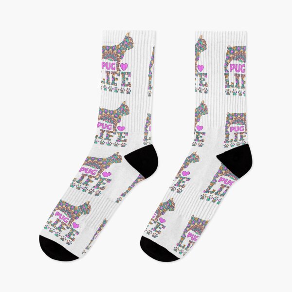 Item preview, Colorful Pug Life designed and sold by momofdoggos.