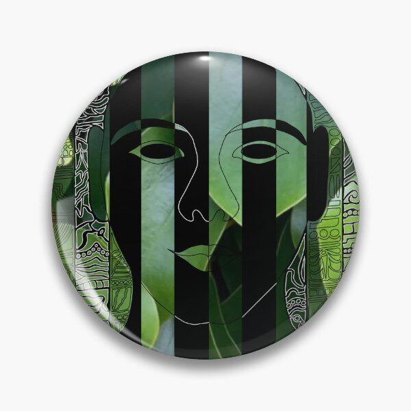 Item preview, Modern Tribal Greenman Design designed and sold by Curraleigh Crafts.