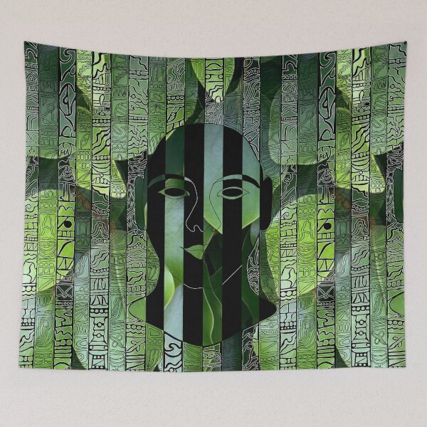 Item preview, Modern Tribal Greenman Design designed and sold by Curraleigh Crafts.