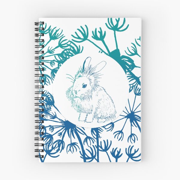Item preview, Lionhead Rabbit with Dandelion Background designed and sold by familyofotters.