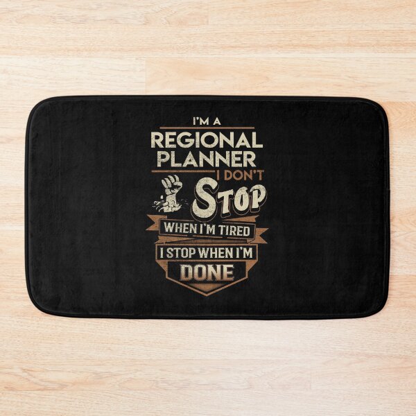 Item preview, Regional Planner T Shirt - I Stop When Done Job Gift Item Tee designed and sold by natalinedk.