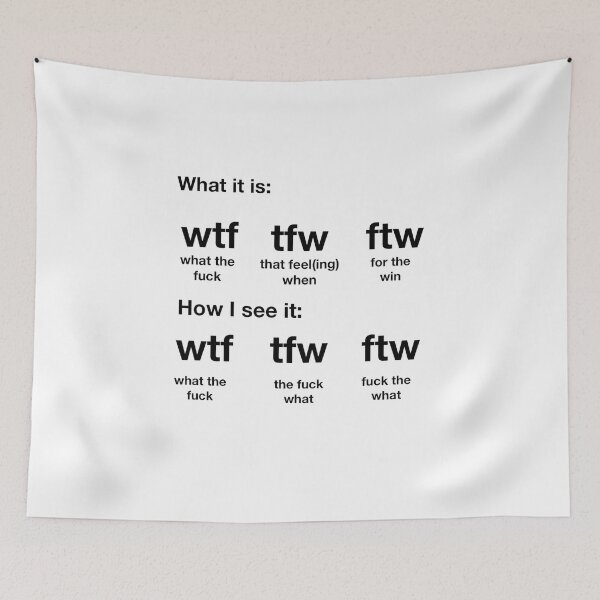 Item preview, What the fuck  designed and sold by jee-jee2151.
