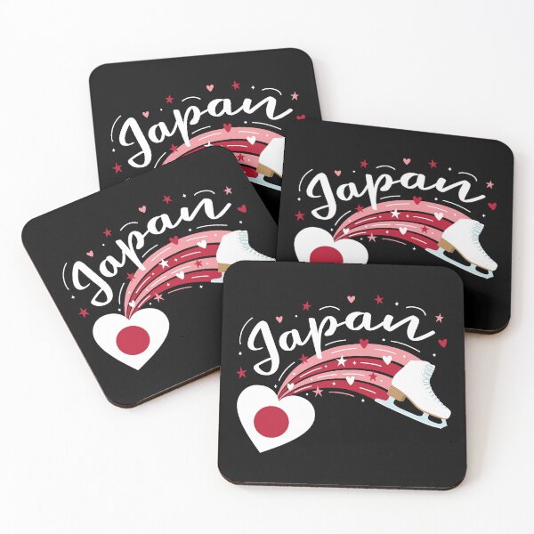 Item preview, Figure Skating Japan (Black Background) designed and sold by TripleTriple.