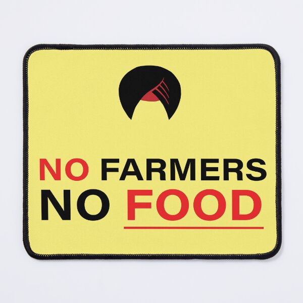 Item preview, No farmers no food (we support farmers protest) designed and sold by ABHI-ART.