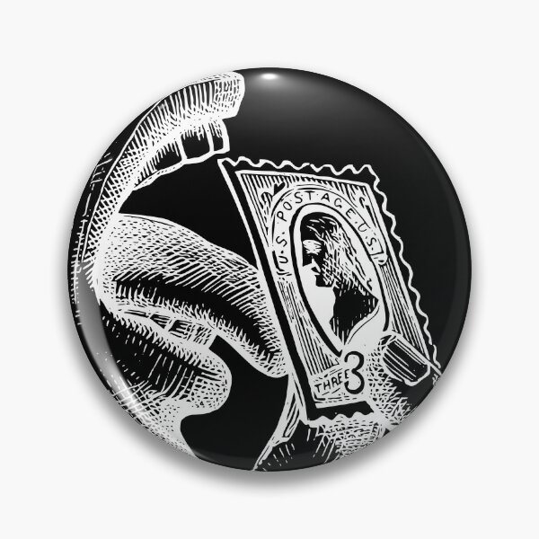 Item preview, Tongue Licking a Stamp - Black and White Design designed and sold by Bennymp.