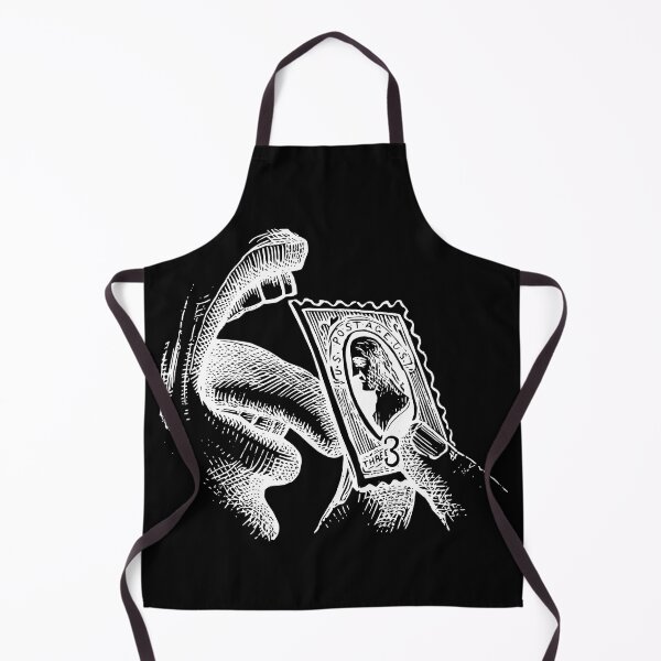 Item preview, Tongue Licking a Stamp - Black and White Design designed and sold by Bennymp.