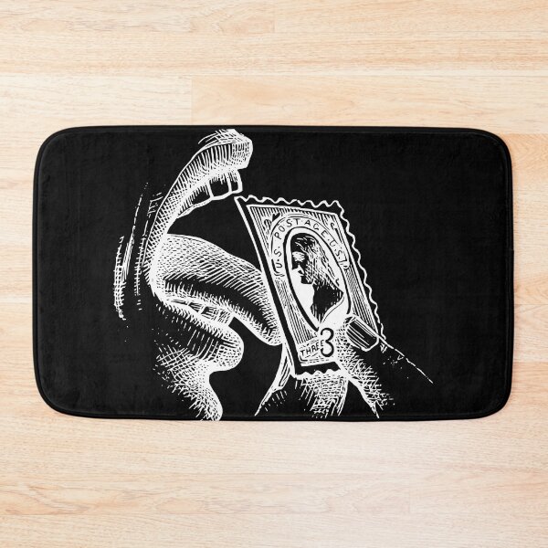 Item preview, Tongue Licking a Stamp - Black and White Design designed and sold by Bennymp.