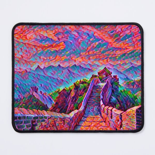 Item preview, Adventure: The Great Wall Of China - Bright Colorful Modern Illustration Art Print – Abstract Asia Travel Poster designed and sold by MrGiftee.