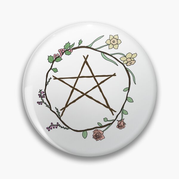 Item preview, Flower pentacle designed and sold by Becky-Marie.