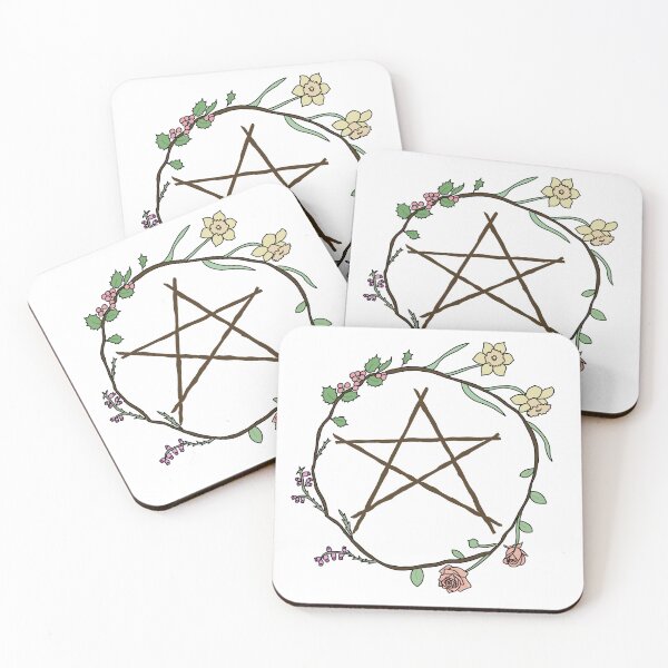 Item preview, Flower pentacle designed and sold by Becky-Marie.