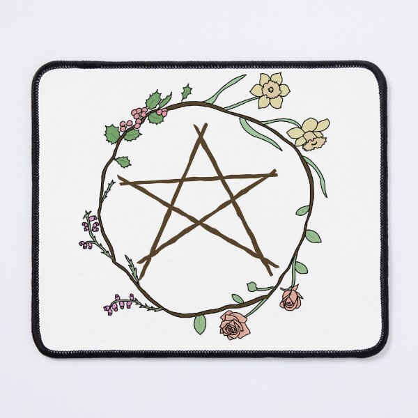 Item preview, Flower pentacle designed and sold by Becky-Marie.