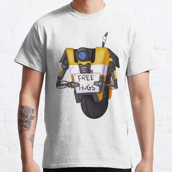 Item preview, Borderlands Free Hugs Claptrap designed and sold by CaptainShivers.