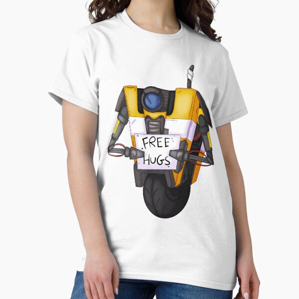 Item preview, Borderlands Free Hugs Claptrap designed and sold by CaptainShivers.
