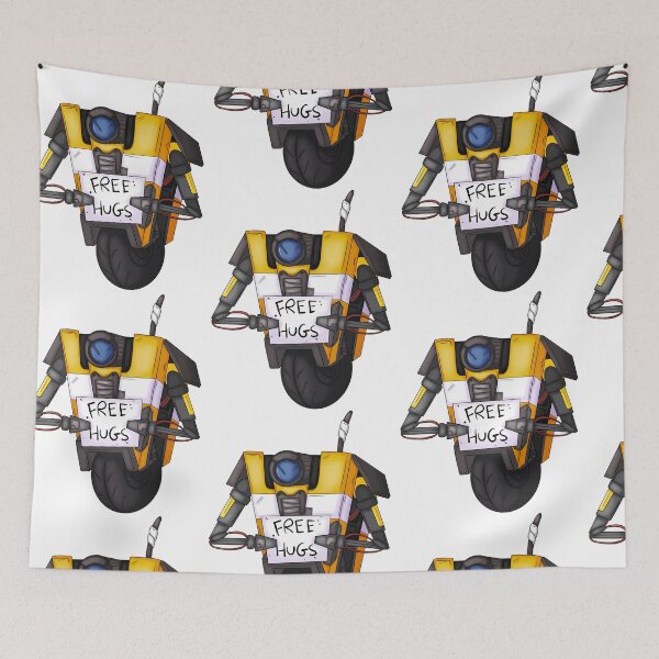 Item preview, Borderlands Free Hugs Claptrap designed and sold by CaptainShivers.