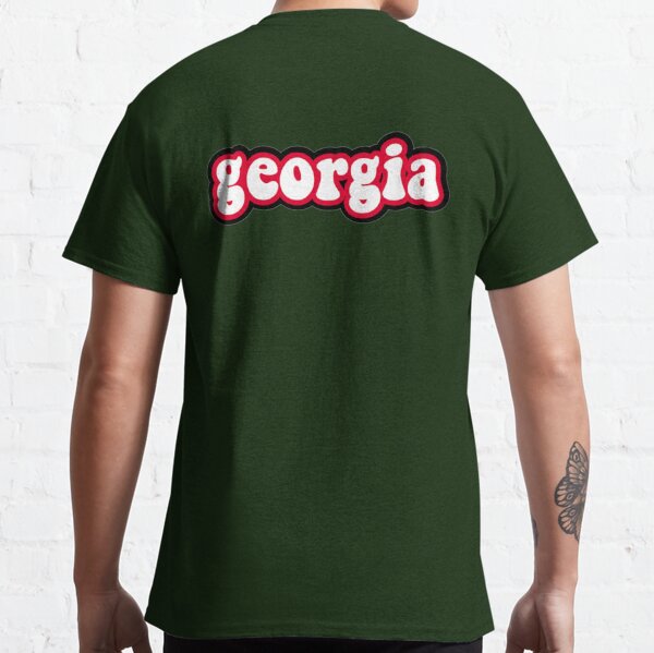 G Football University of Georgia Classic T-Shirt | Redbubble