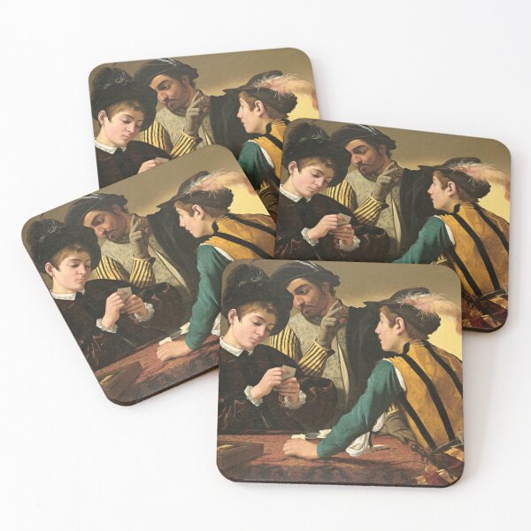 Item preview, The Cardsharps - Caravaggio designed and sold by brushandframes.