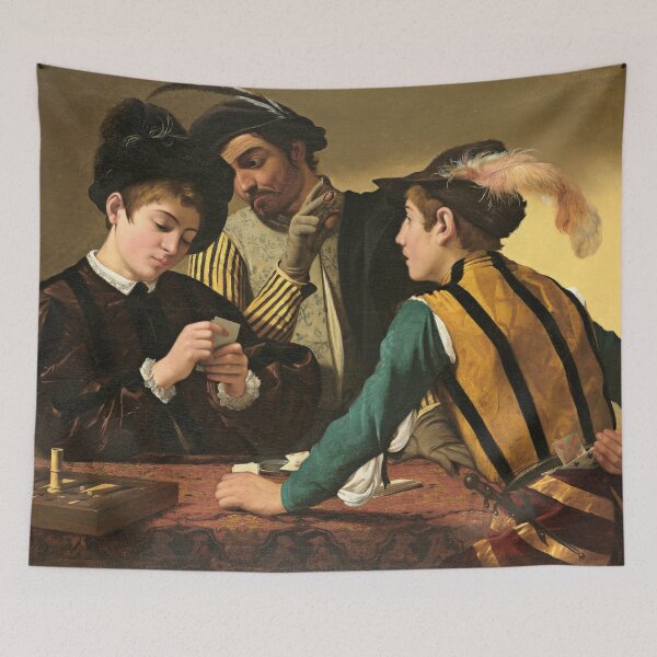 Item preview, The Cardsharps - Caravaggio designed and sold by brushandframes.