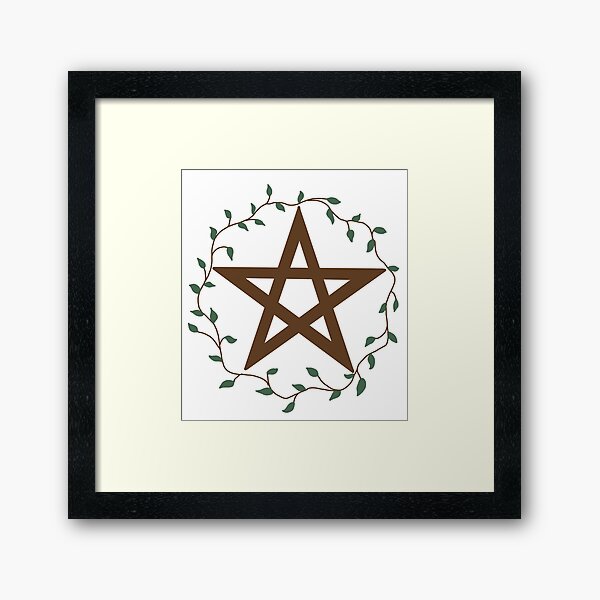 Item preview, Pentacle with vines designed and sold by Becky-Marie.