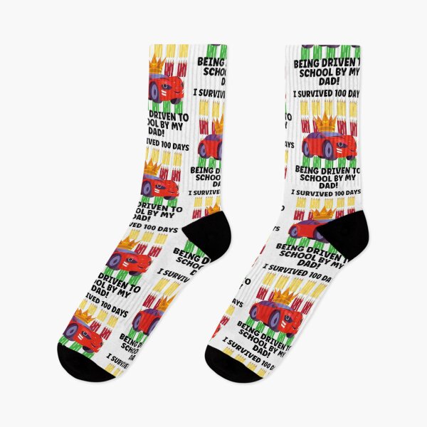 Item preview, I SURVIVED 100 DAYS OF BEING DRIVEN TO SCHOOL BY MY DAD, 100 DAYS SMARTER, 100TH DAY OF SCHOOL,  designed and sold by R B Chrystal.