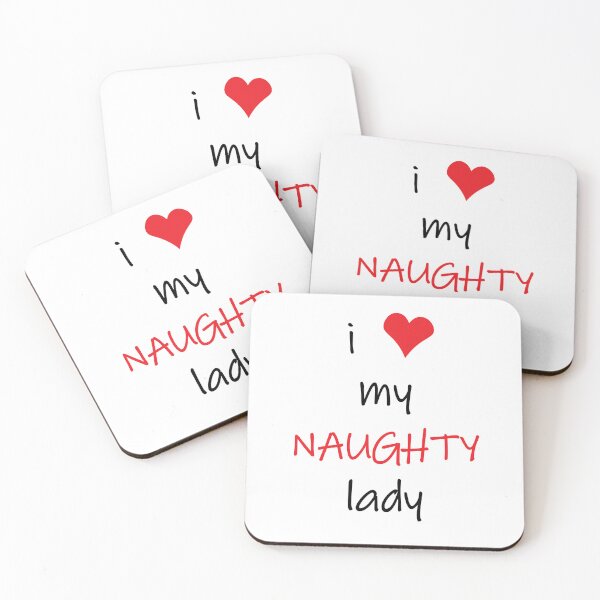 Item preview, I Love My Naughty Lady, Naughty Valentines, Funny Rude Happy Valentines Day designed and sold by HybrisStudio.