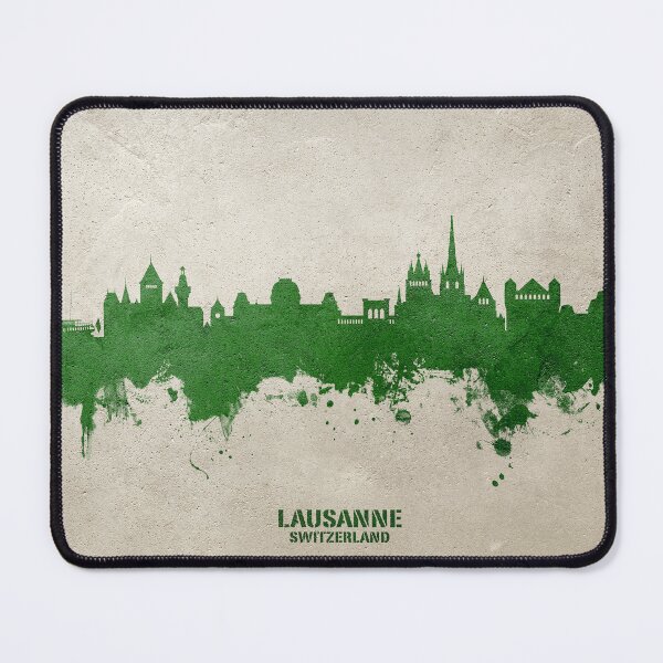 Item preview, Lausanne Switzerland Skyline designed and sold by ArtPrints.