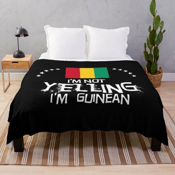 Item preview, I'm not yelling I'm Guinean     - Gifts, souvenirs and memorabilia of  Guinea  designed and sold by obedtheartist.