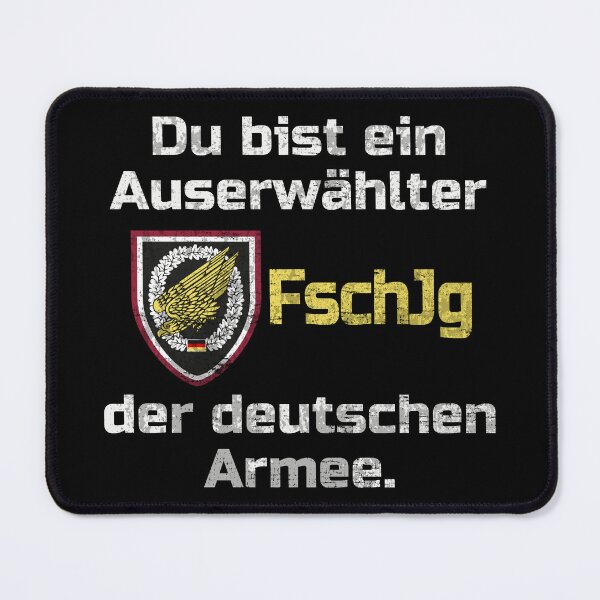 Item preview, Fallschirmjäger Luftlandebrigade FschJg Deutschland Fsllschirmspringer Spruch #1810 designed and sold by Rare-Militia.
