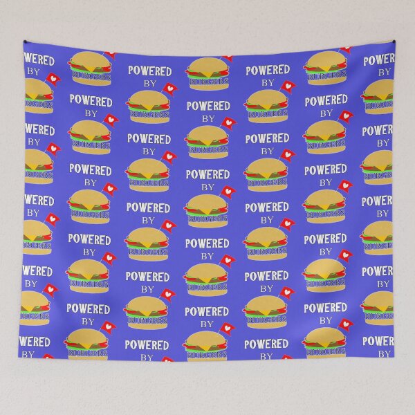 Artikelvorschau, Angetrieben durch Burger Lustige Fastfood-Grafik entworfen und verkauft von Artification.