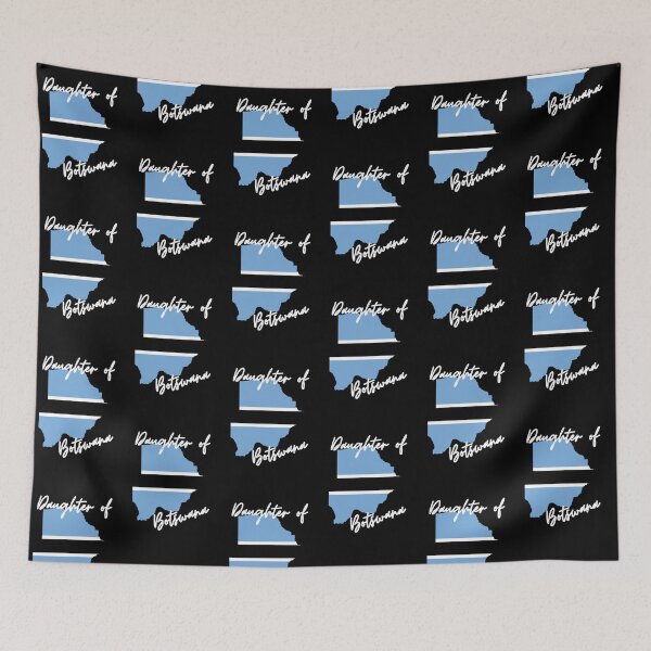 Item preview, Daughter of Botswana Map Flag designed and sold by NovawayDirect.