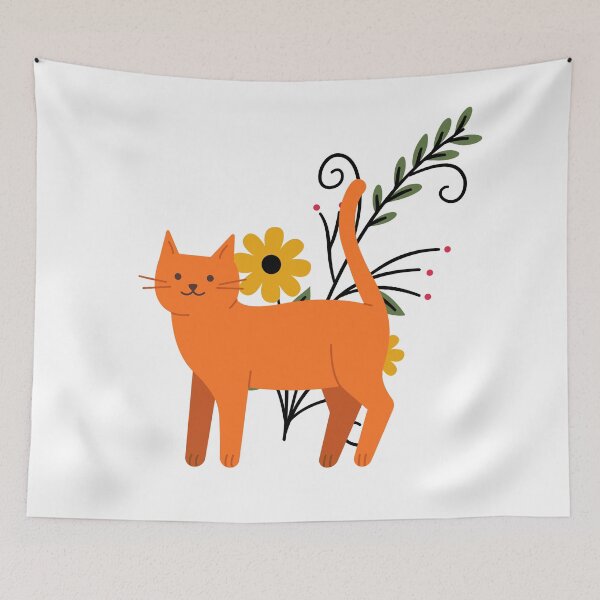 Item preview, You are my sunshine cat sunflower - Cat Art - Love Pet art designed and sold by Mintminz.