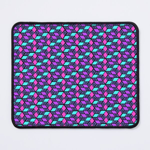 Item preview, Escher cubes in pink and blue designed and sold by JcB-Arts.