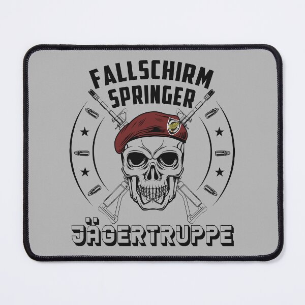 Item preview, Fallschirmjäger Luftlandebrigade FschJg Deutschland Heer Schädel #1813 designed and sold by Rare-Militia.