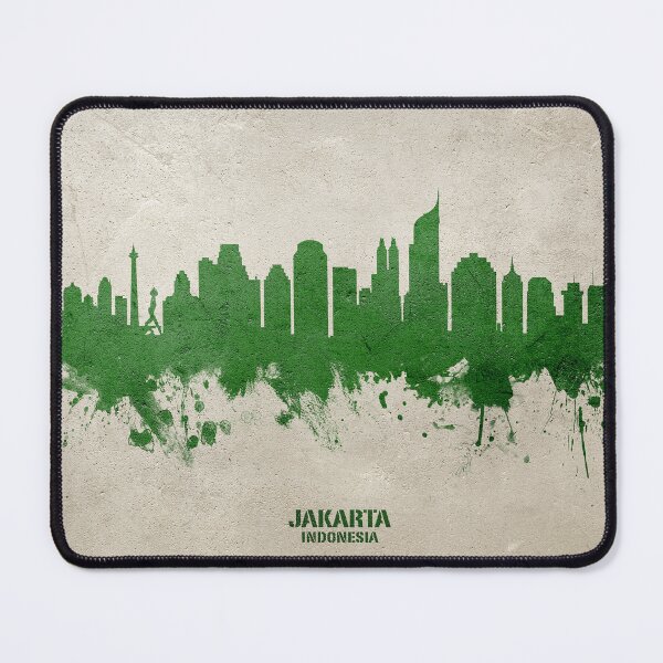 Item preview, Jakarta Skyline Indonesia designed and sold by ArtPrints.