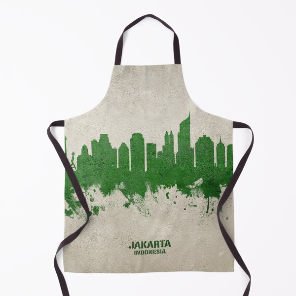 Item preview, Jakarta Skyline Indonesia designed and sold by ArtPrints.