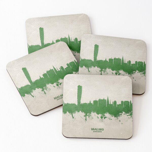Item preview, Malmo Sweden Skyline designed and sold by ArtPrints.