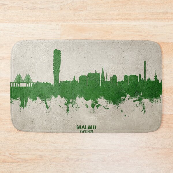 Item preview, Malmo Sweden Skyline designed and sold by ArtPrints.