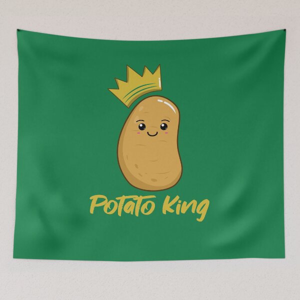 Item preview, Cute Kawaii Potato King designed and sold by Kawaiindoodle.