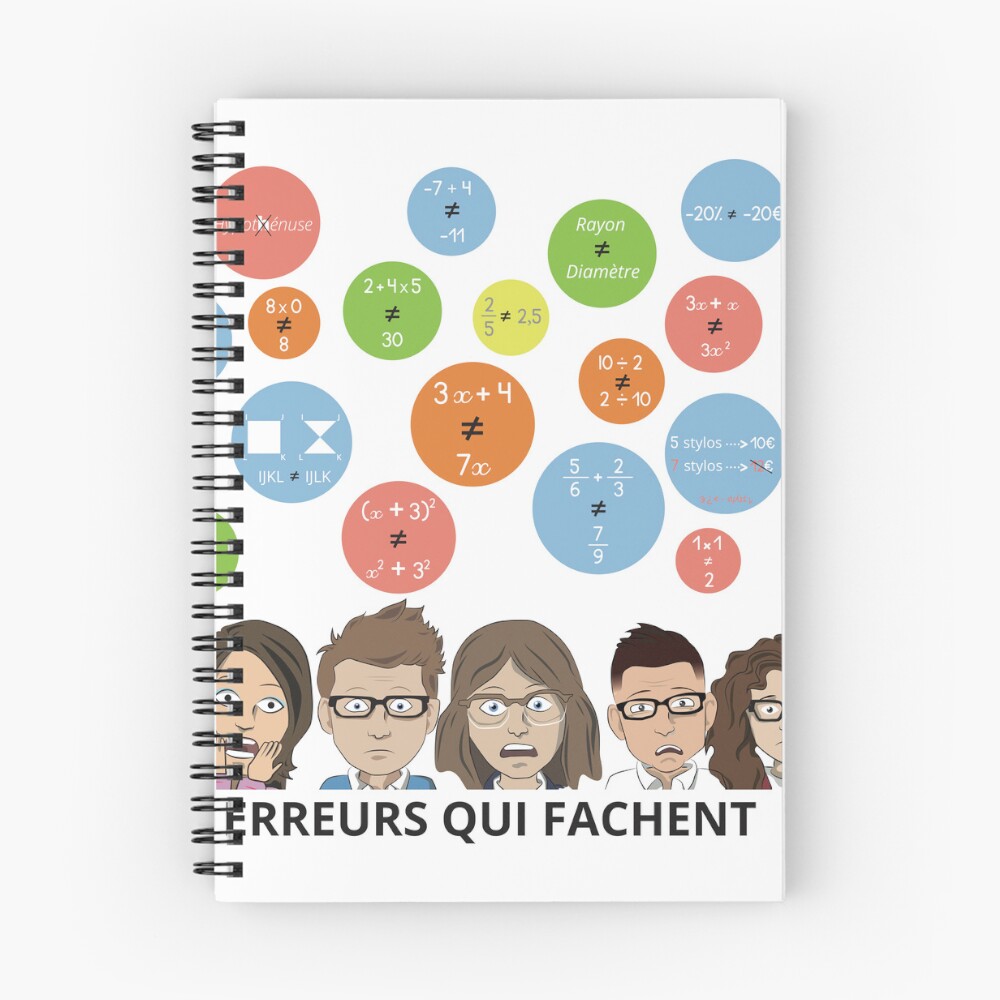 Item preview, Spiral Notebook designed and sold by GodsofMath.