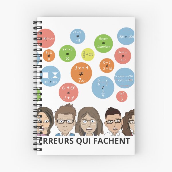 Aperçu de l'œuvre Erreurs mathematiques créée et vendue par GodsofMath.