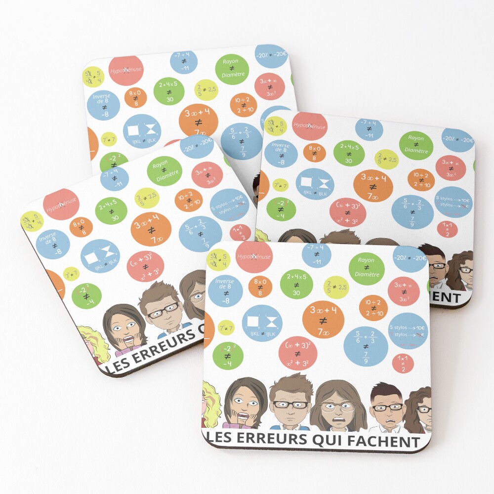 Item preview, Coasters (Set of 4) designed and sold by GodsofMath.