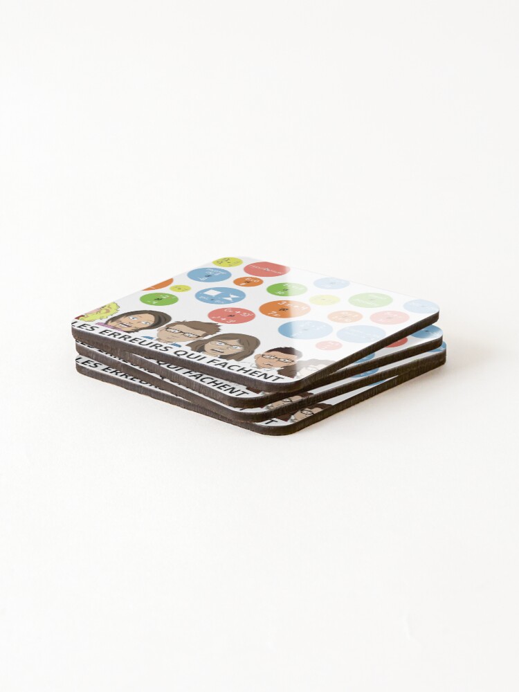 Thumbnail 4 of 5, Coasters (Set of 4), Mathematical errors designed and sold by GodsofMath.