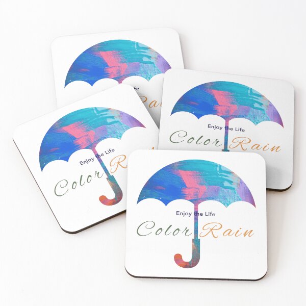 Item preview, Color Rain Enjoy the Life designed and sold by Nanda Cornelis.