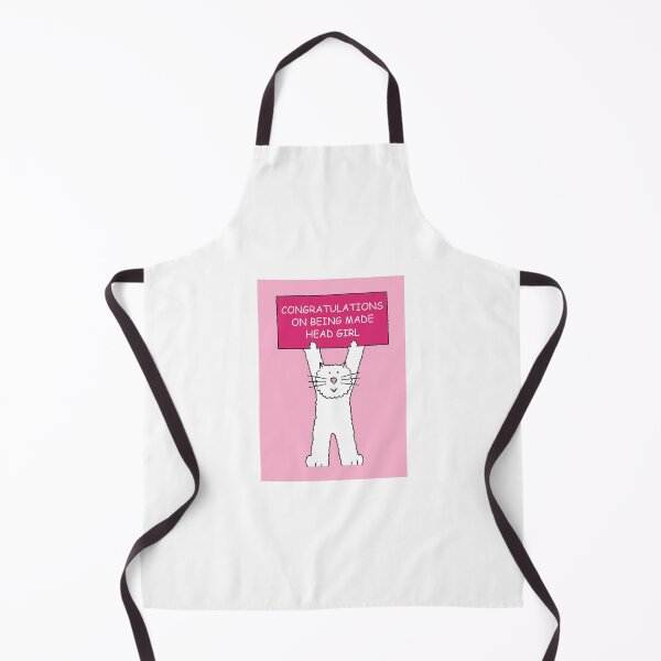 Item preview, Congratulations on Being Made Head Girl Cartoon Cat designed and sold by KateTaylor.